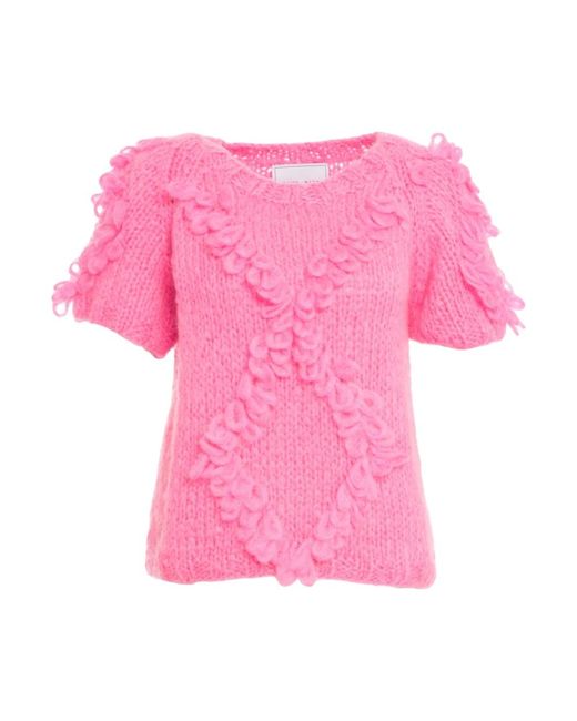 Round-Neck Knitwear DAWNxDARE en coloris Pink