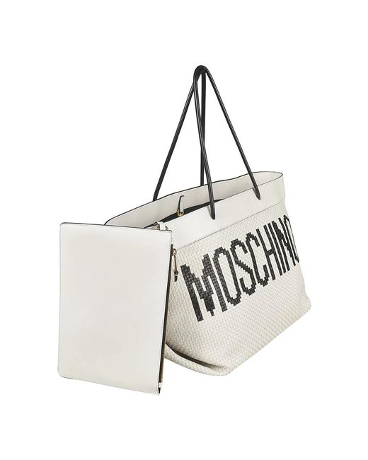 Bags > tote bags Moschino en coloris Metallic
