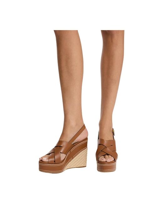 Michael Kors Brown Wedges