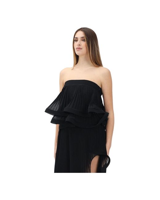 Sleeveless Tops di SIMONA CORSELLINI in Black