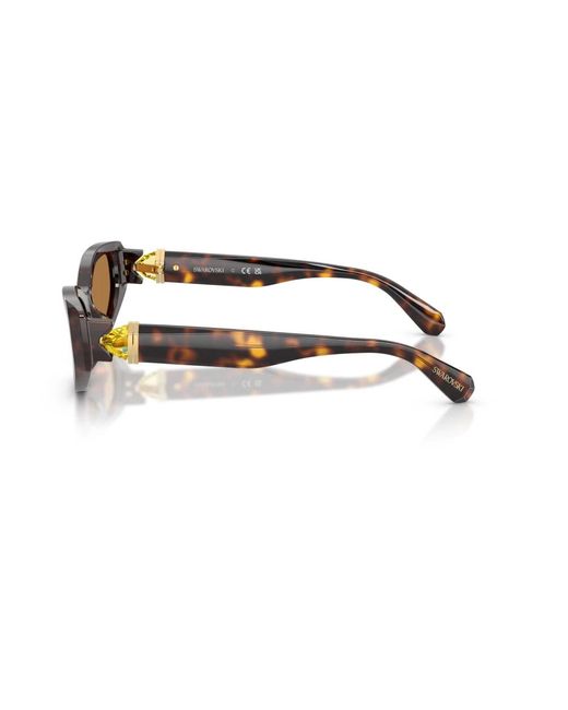 Swarovski Sk6045U Zonnebrillen in het Brown