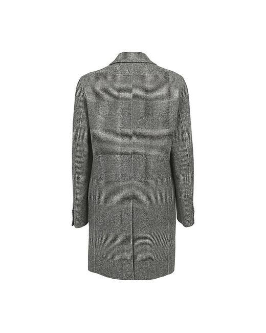 Paltò Gray Double-Breasted Coats for men