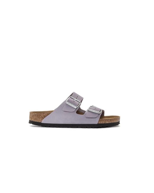 Birkenstock White Sliders