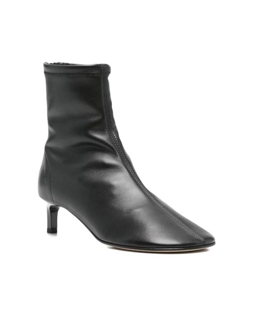 Dear Frances Black Heeled Boots