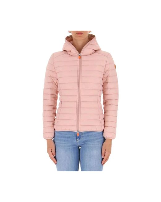 Save The Duck Pink Light Jackets