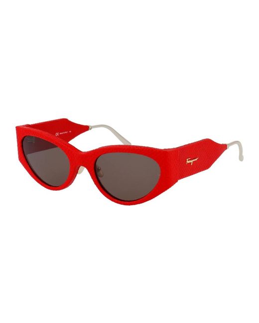 Ferragamo Red Sunglasses