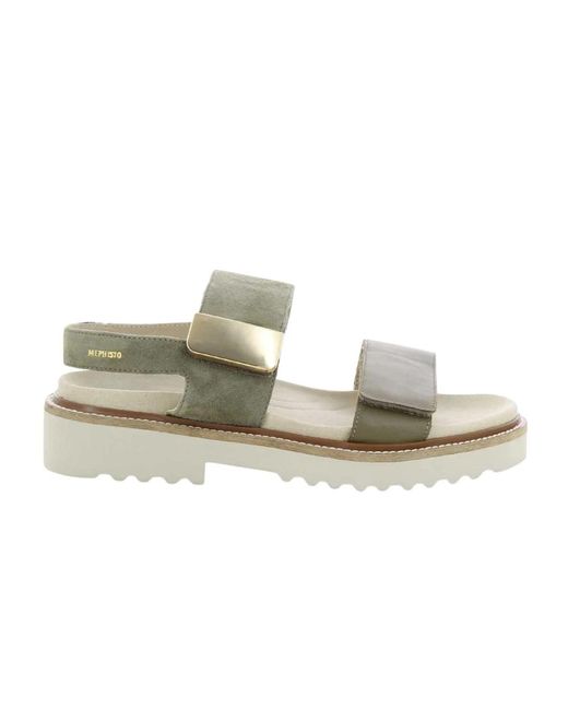 High Heel Sandals di Mephisto in Green