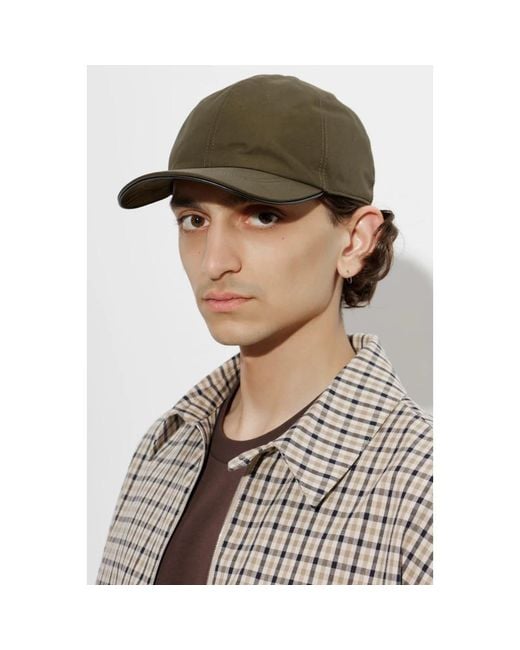 Ferragamo Bas Iotta Baseball Cap in Green für Herren