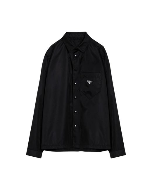 Prada Black Light Jackets for men