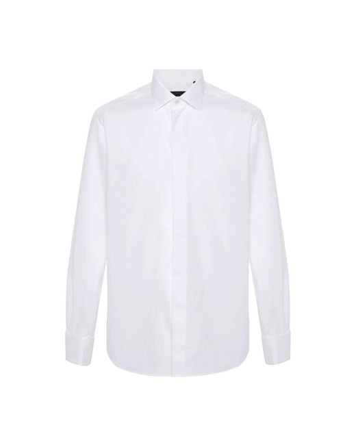Corneliani White Formal Shirts for men