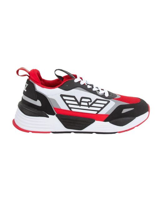 EA7 Red Sneakers for men