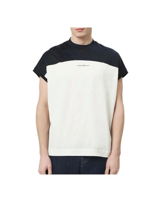 Emporio Armani T-Shirts in het Black voor heren