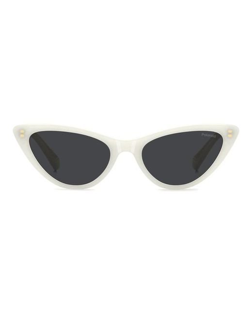 Polaroid White Sunglasses
