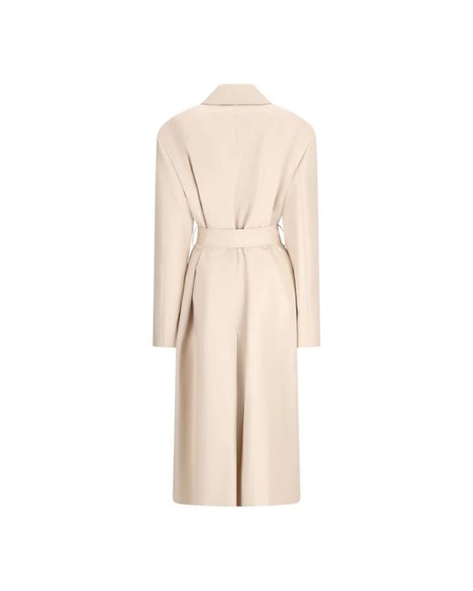 Magda Butrym Natural Belted Coats