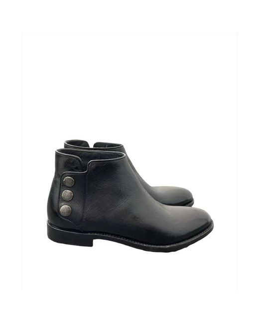 Bottes Homme Alberto Fasciani Fait Main - Chelsea En Daim Marron - Taille 41 - Occasion - Style Vintage Luxe
