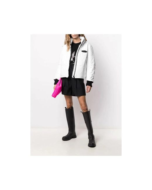 Iceberg White Winter Jackets
