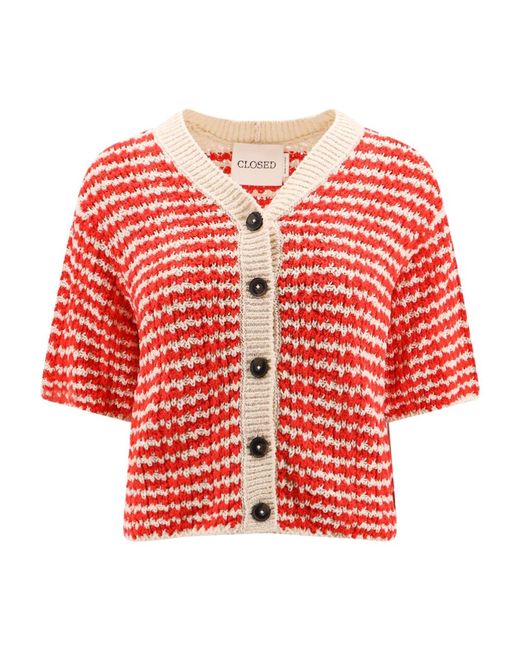 Closed Red Cardigans