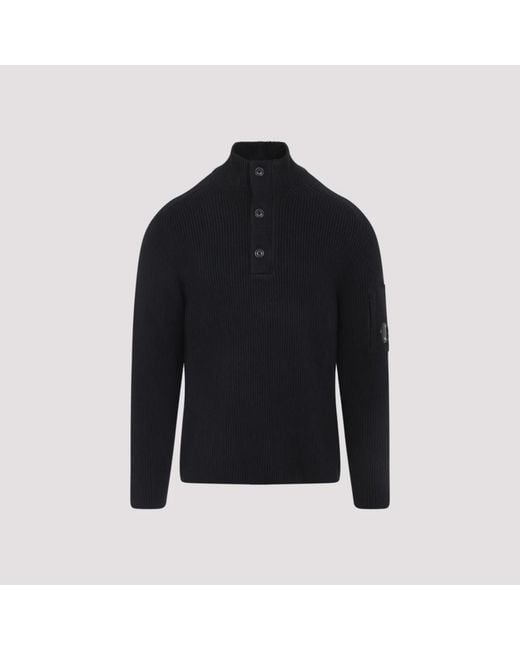 C P Company Black Turtlenecks for men