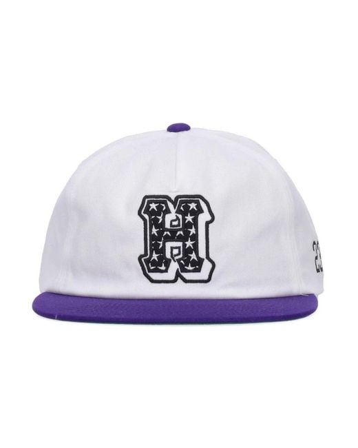 Huf Blue Weiße Flat Visor Cap Herren