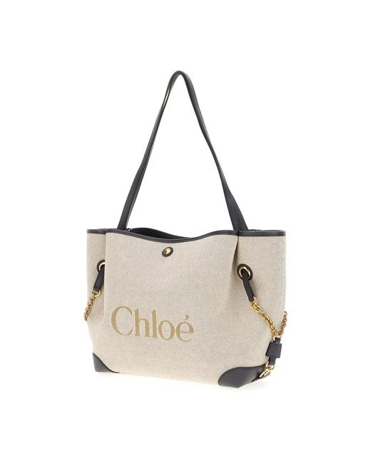 Chloé Metallic Shopping Bags