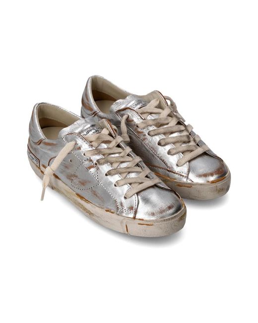 Philippe Model Gray Sneakers