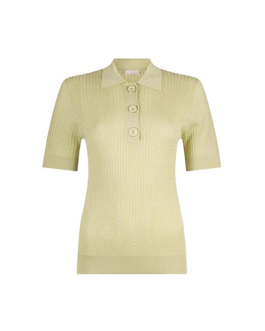 Liu Jo Yellow Polo Shirts