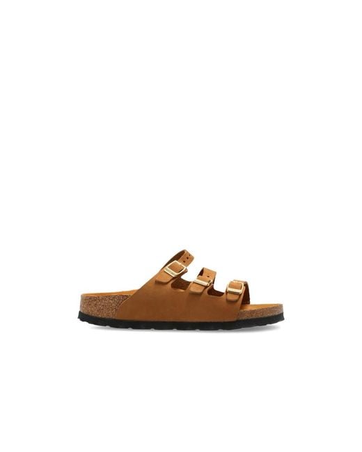 Birkenstock Brown Sliders