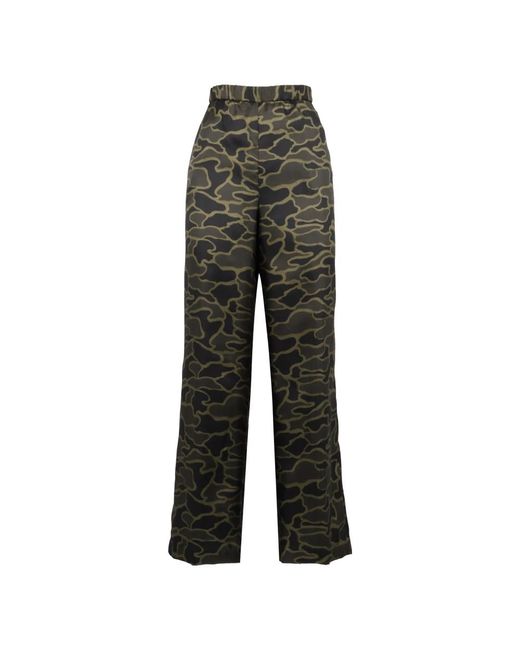 Aspesi Gray Wide Trousers