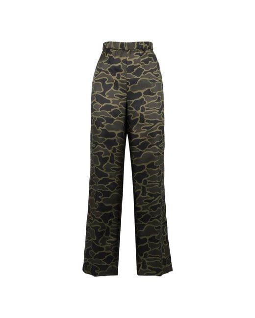 Aspesi Wide Trousers in het Gray