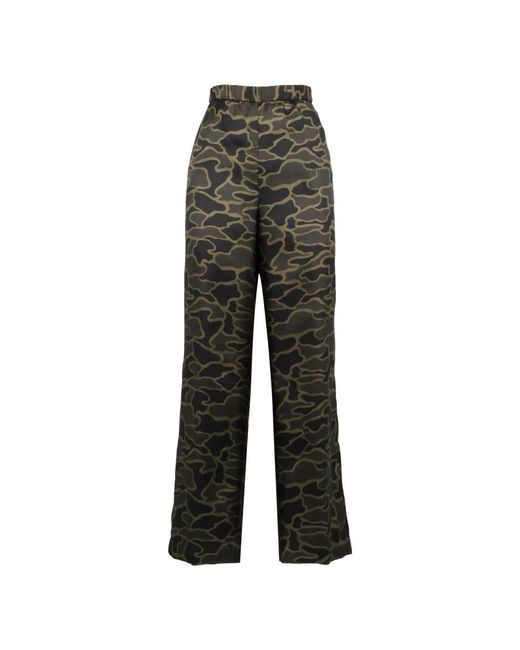 Aspesi Wide Trousers in het Gray