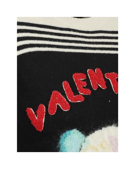 Valentino Garavani Trui Met Ronde Hals in het Black