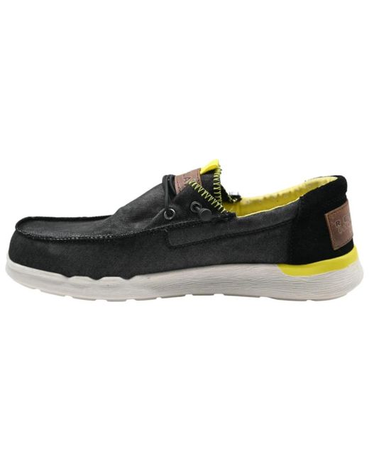 Replay Black Laced Shoes for men