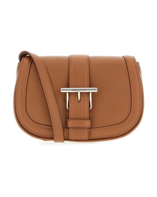 McQueen Brown Shoulder Bags