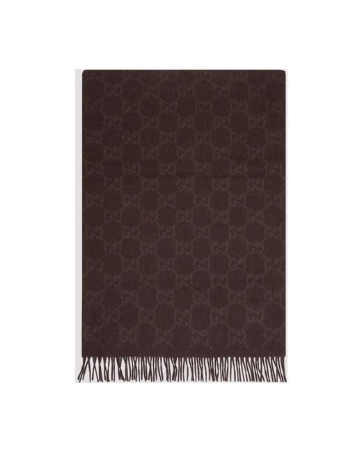 Accessories > scarves > winter scarves Gucci en coloris Brown