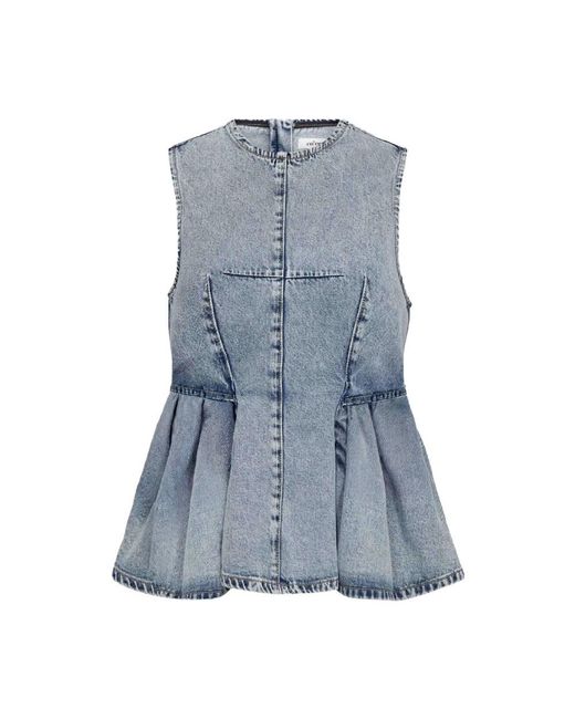 co'couture Blue Blouses