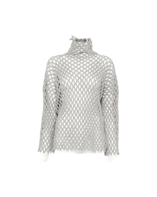 Sportmax Gray Turtlenecks
