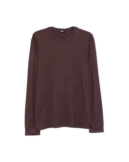DSquared² Bordeaux Crew Neck Langarm Unterwäsche in Brown für Herren