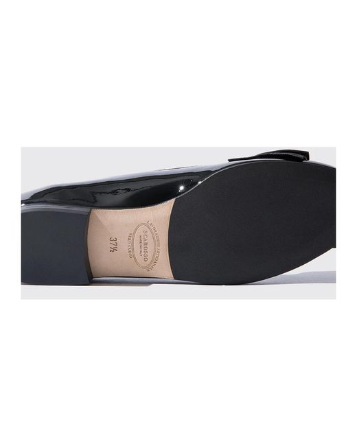 Scarosso Black Ballerinas