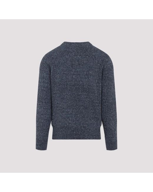 Brunello Cucinelli Luxuriöse Strickware Für Männer in Blue für Herren