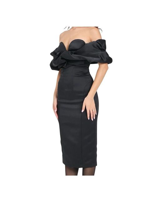 Elisabetta Franchi Black Party Dresses