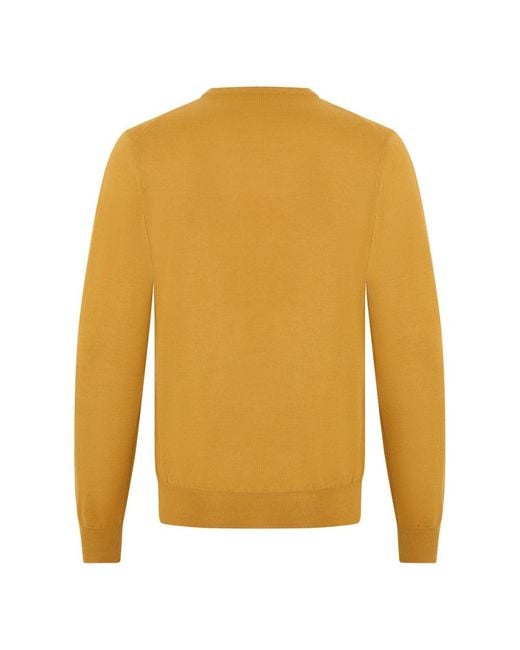 Fedeli Yellow Cashmere Knitwear for men
