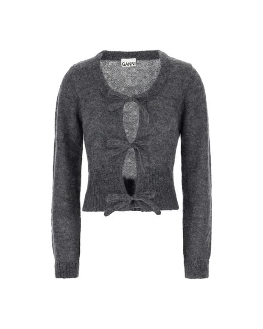 Ganni Gray Cardigans