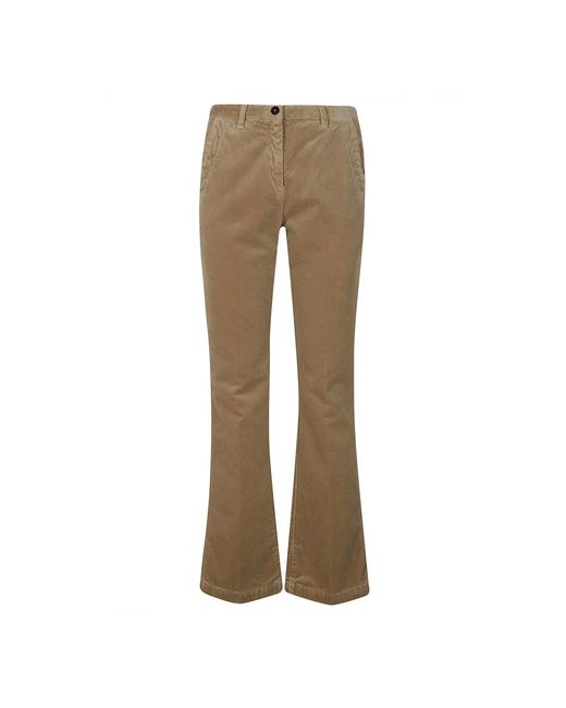 Massimo Alba Natural Wide Trousers