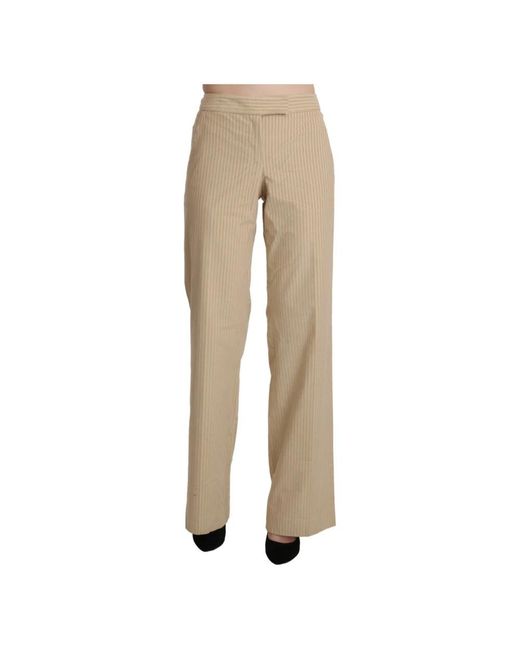 Ermanno Scervino Natural Straight Trousers
