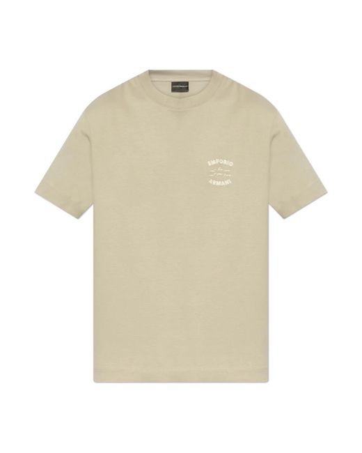 T-Shirts di Emporio Armani in Natural da Uomo