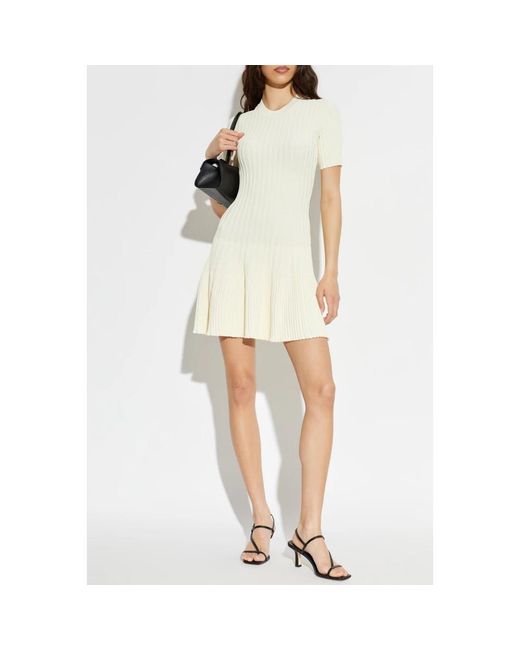 Knitted Dresses AMI de color White