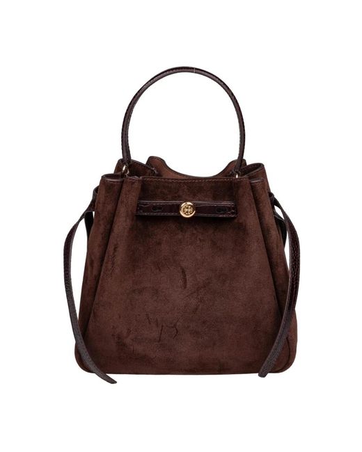 Tory Burch Brown Bucket Bags