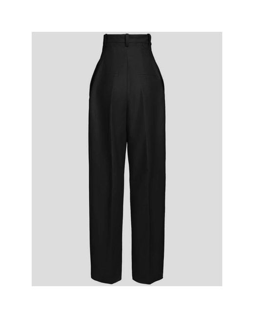 Jacquemus Black Wollhose curzio stil