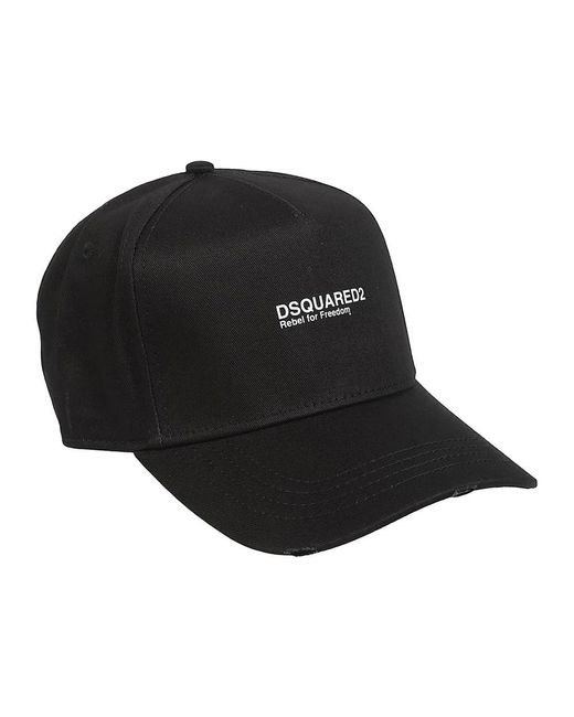 DSquared² Rebels Baseball Cap in Black für Herren