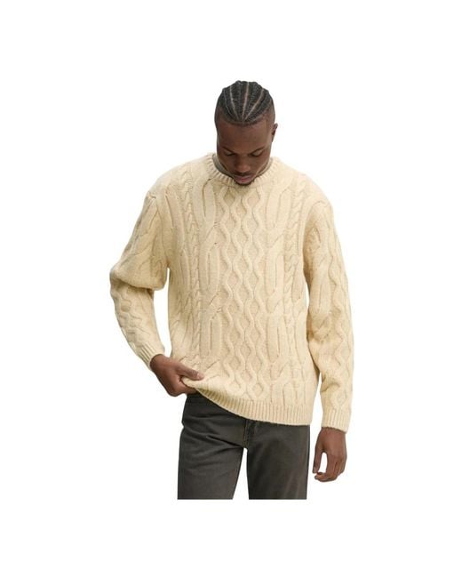 Levi's Rundhals-Strickpullover in Natural für Herren